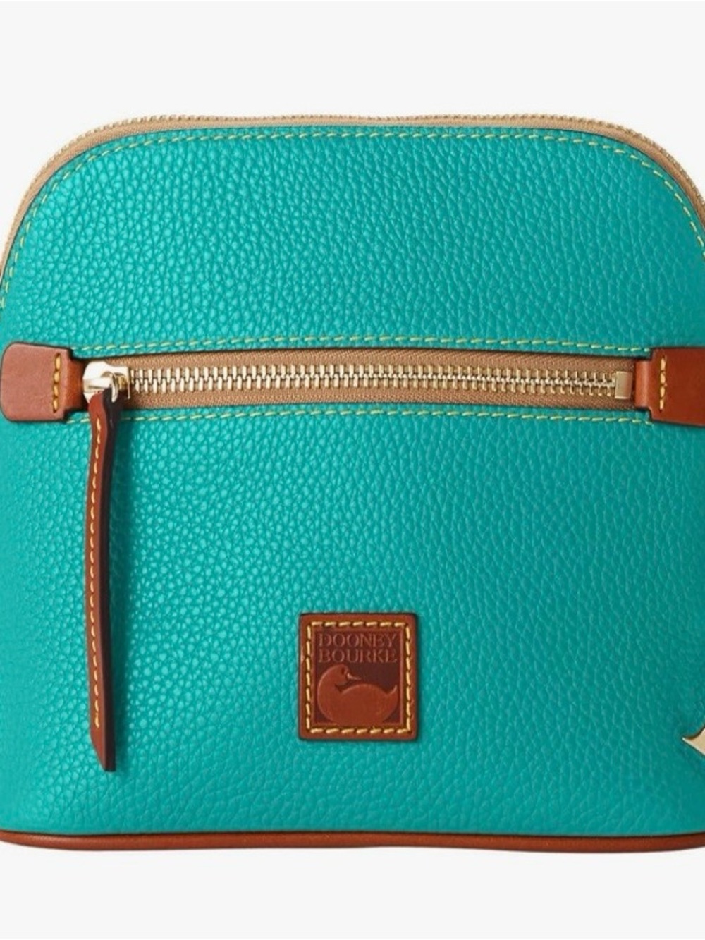 Dooney & Bourke Turquoise Pebbled Leather crossbody NEW